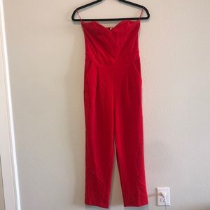 Express Red Jumpsuit